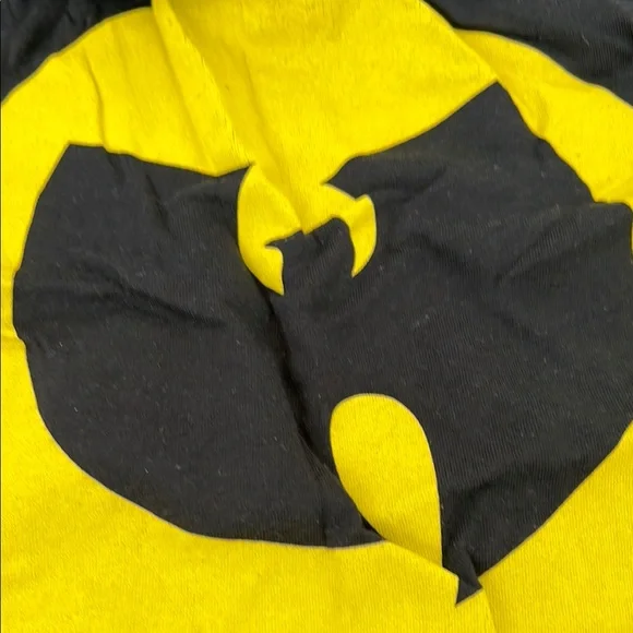 Wu-Tang Black and Yellow Short Sleeve Tee with Bold Logo - Picture 3 of 4